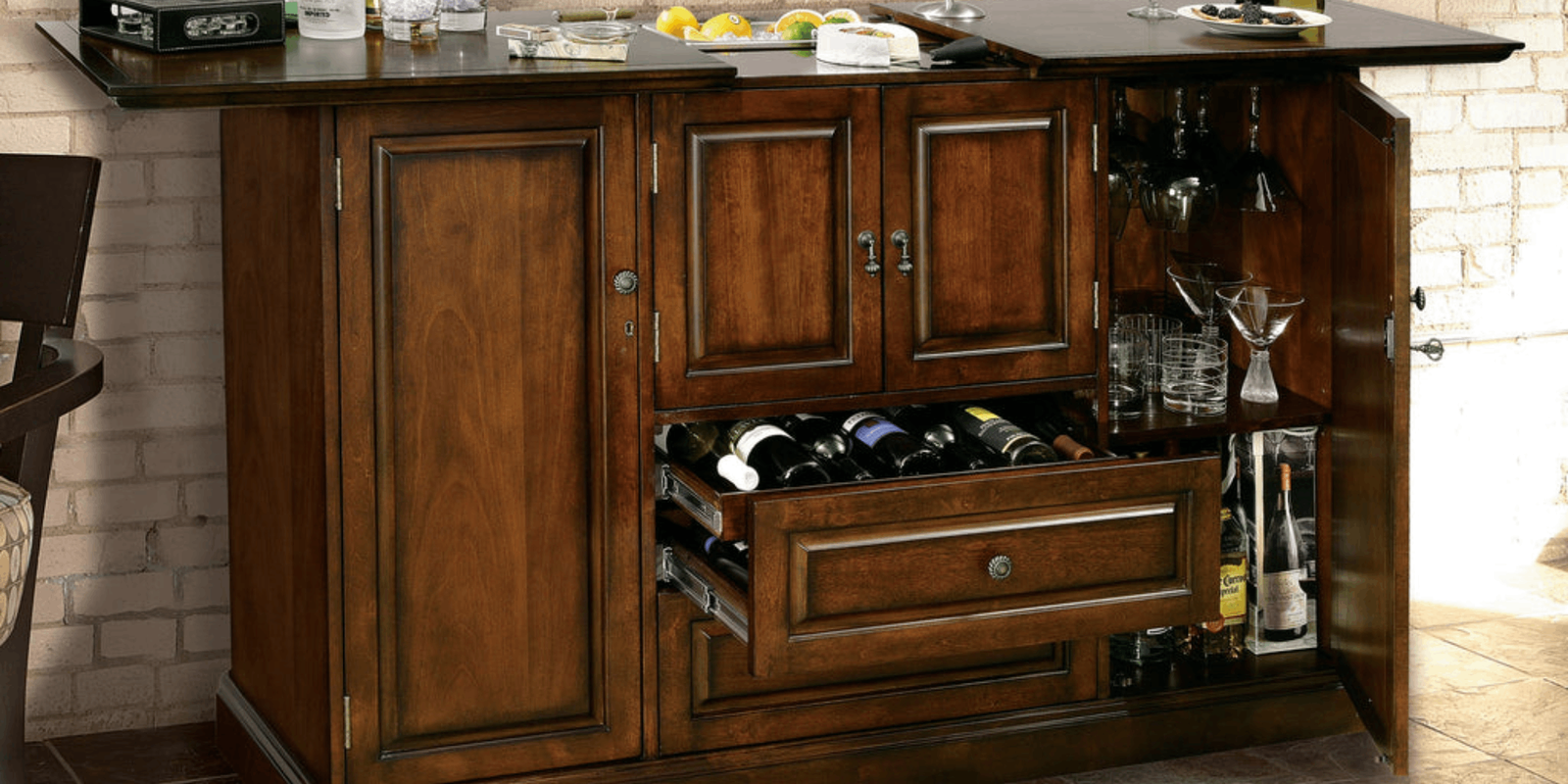 Hidden discount wine cabinet