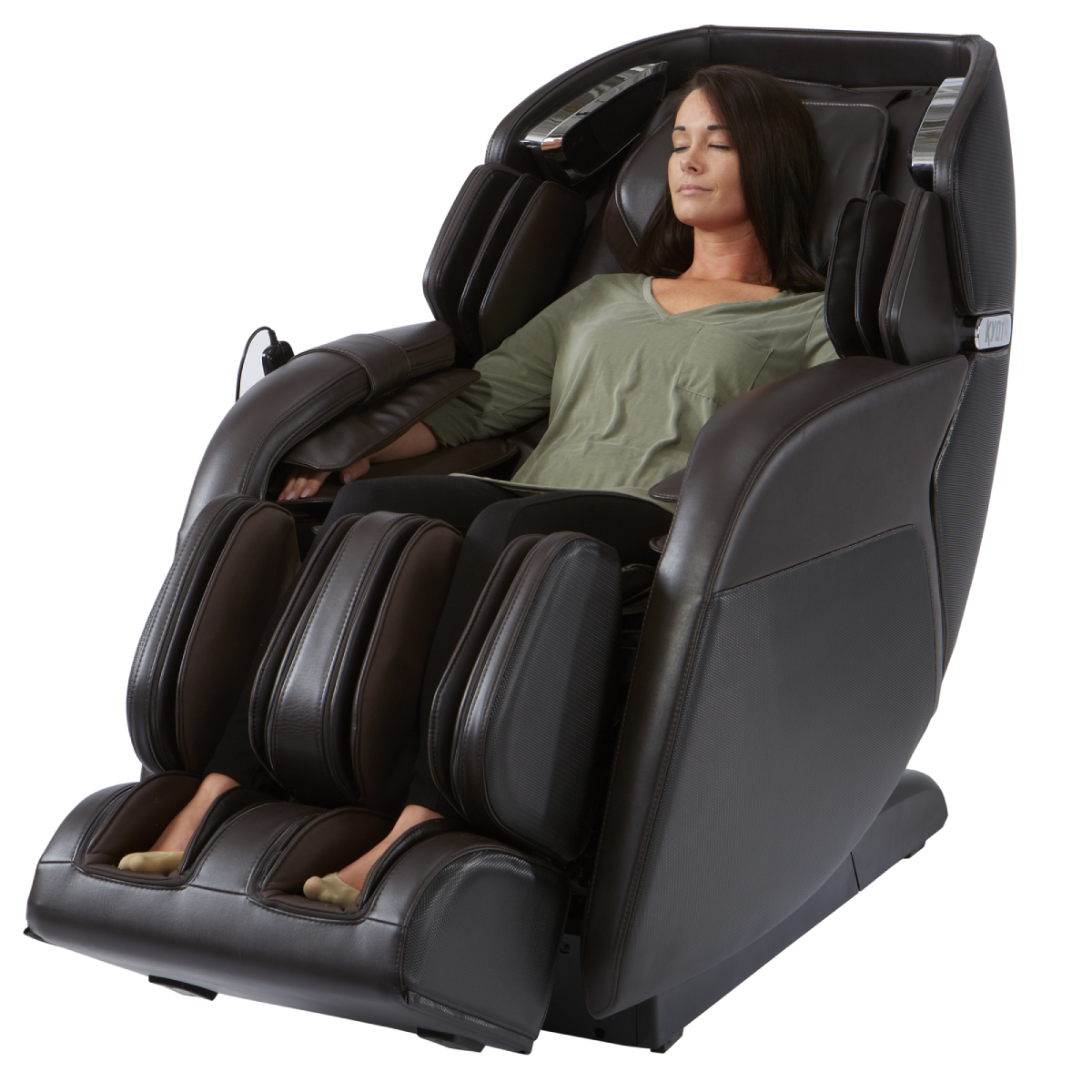 Kyota Kenko 3D 4D Massage Chair M673 in Brown