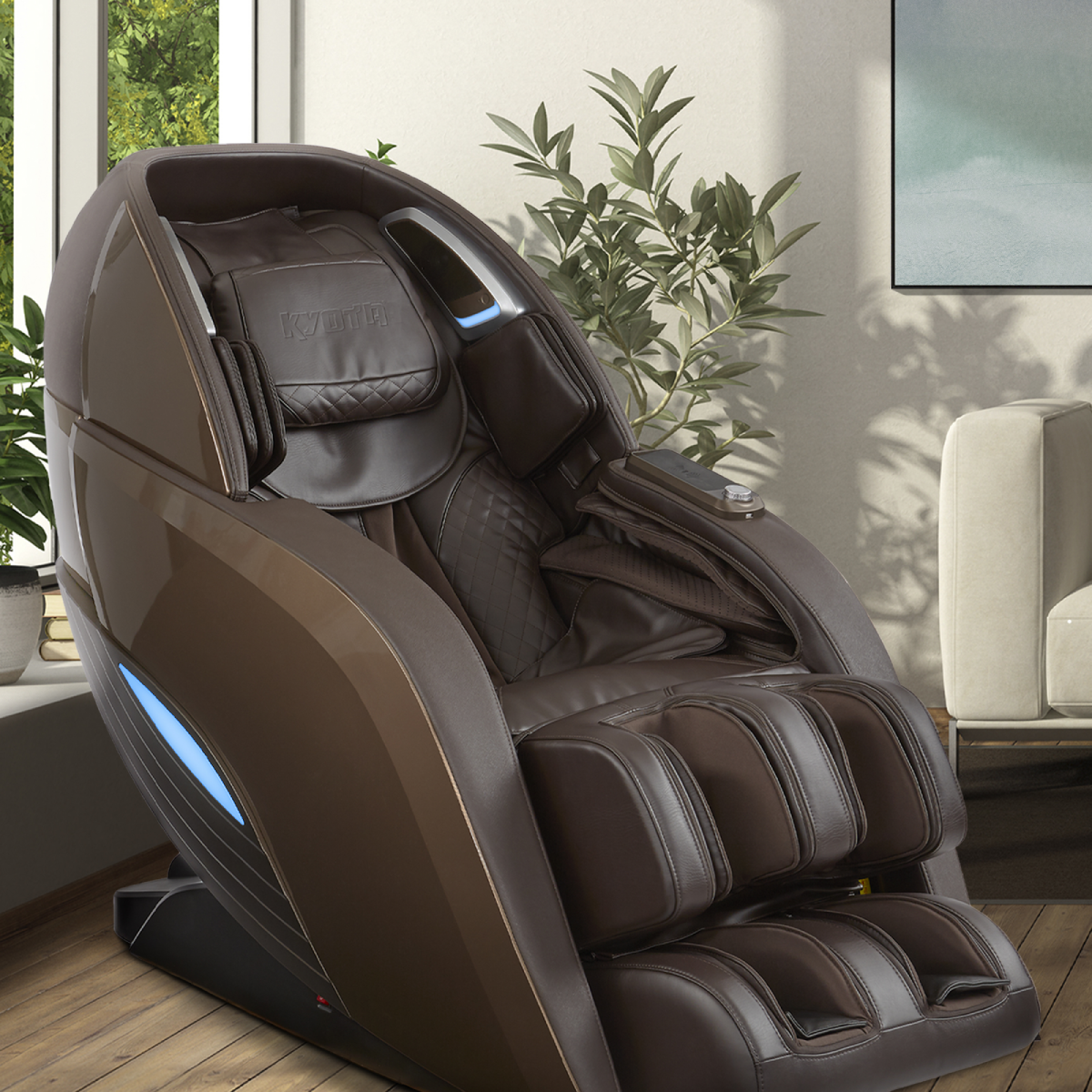 Kyota Yutaka 4D Massage Chair M898 in Brown