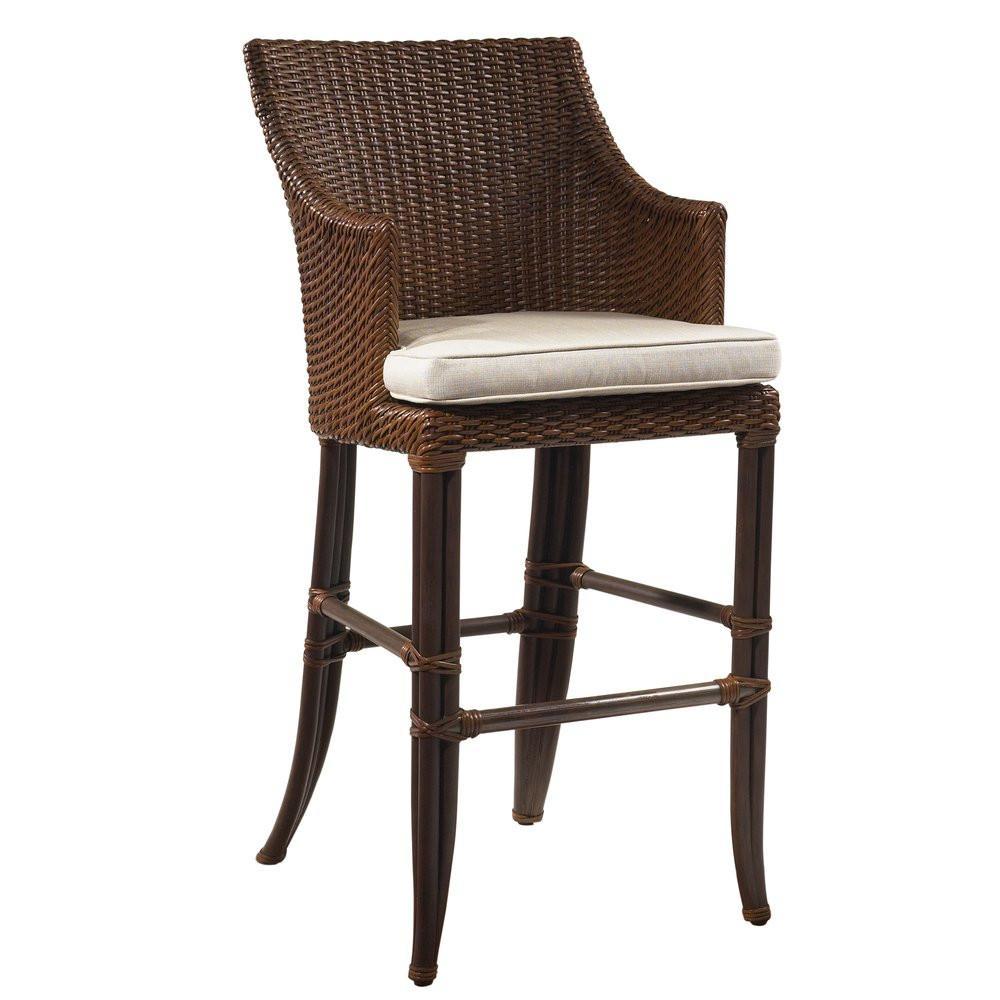 Padma's Plantation Outdoor Palm Beach Bar Stool | Home Bars USA